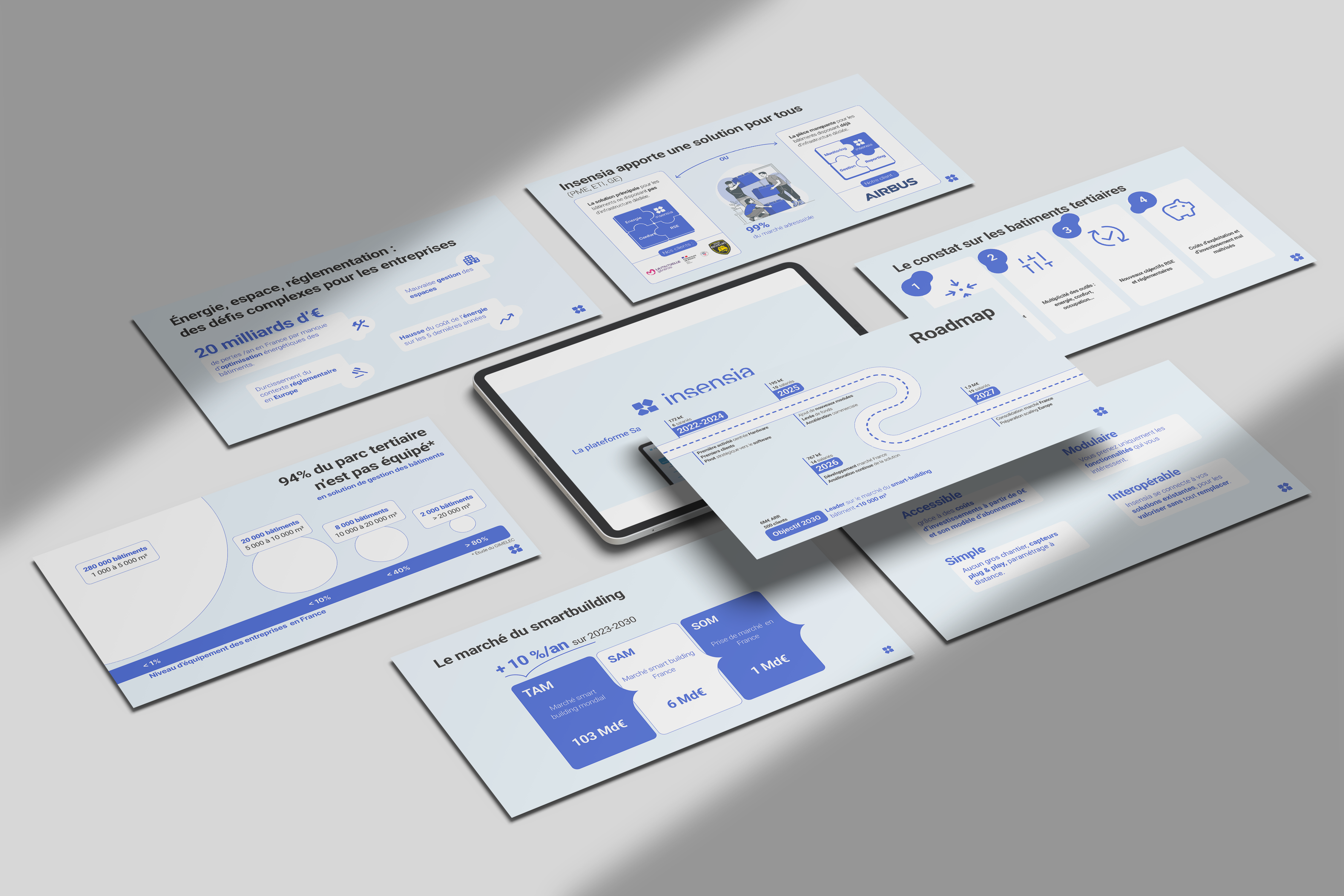 Mockup - Diaporama pitch insensia