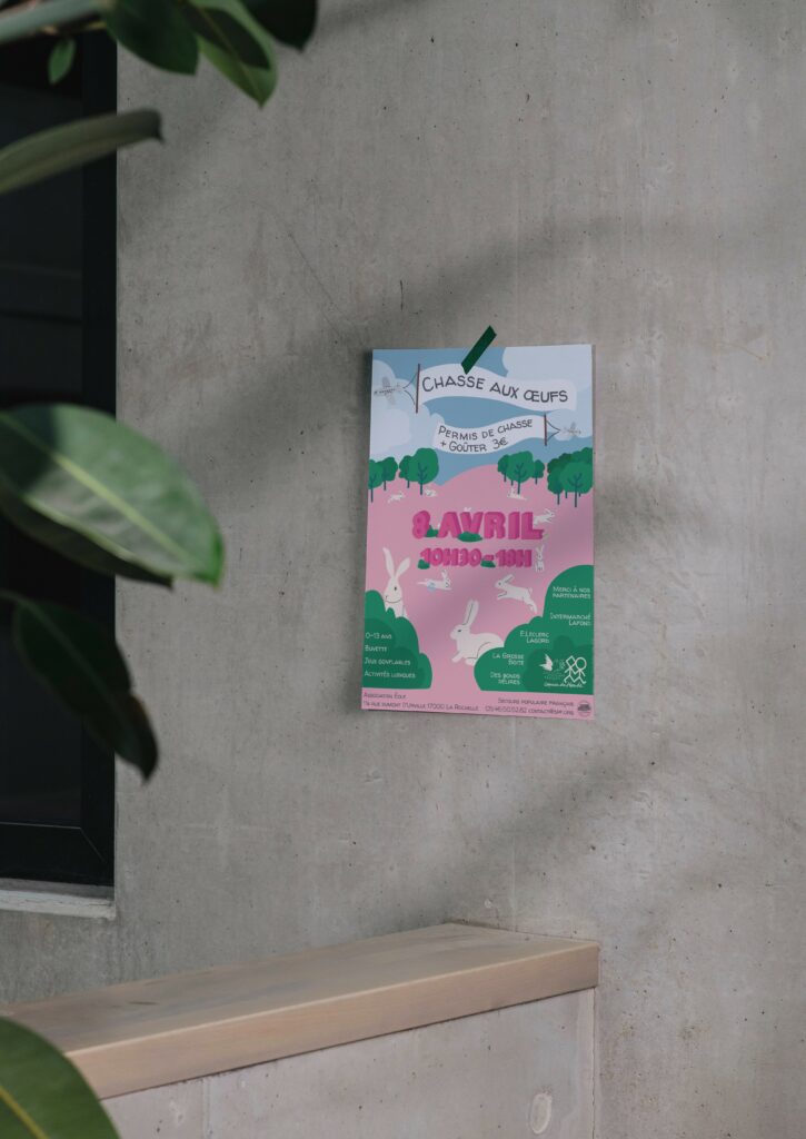 Mise en scène de l'affiche