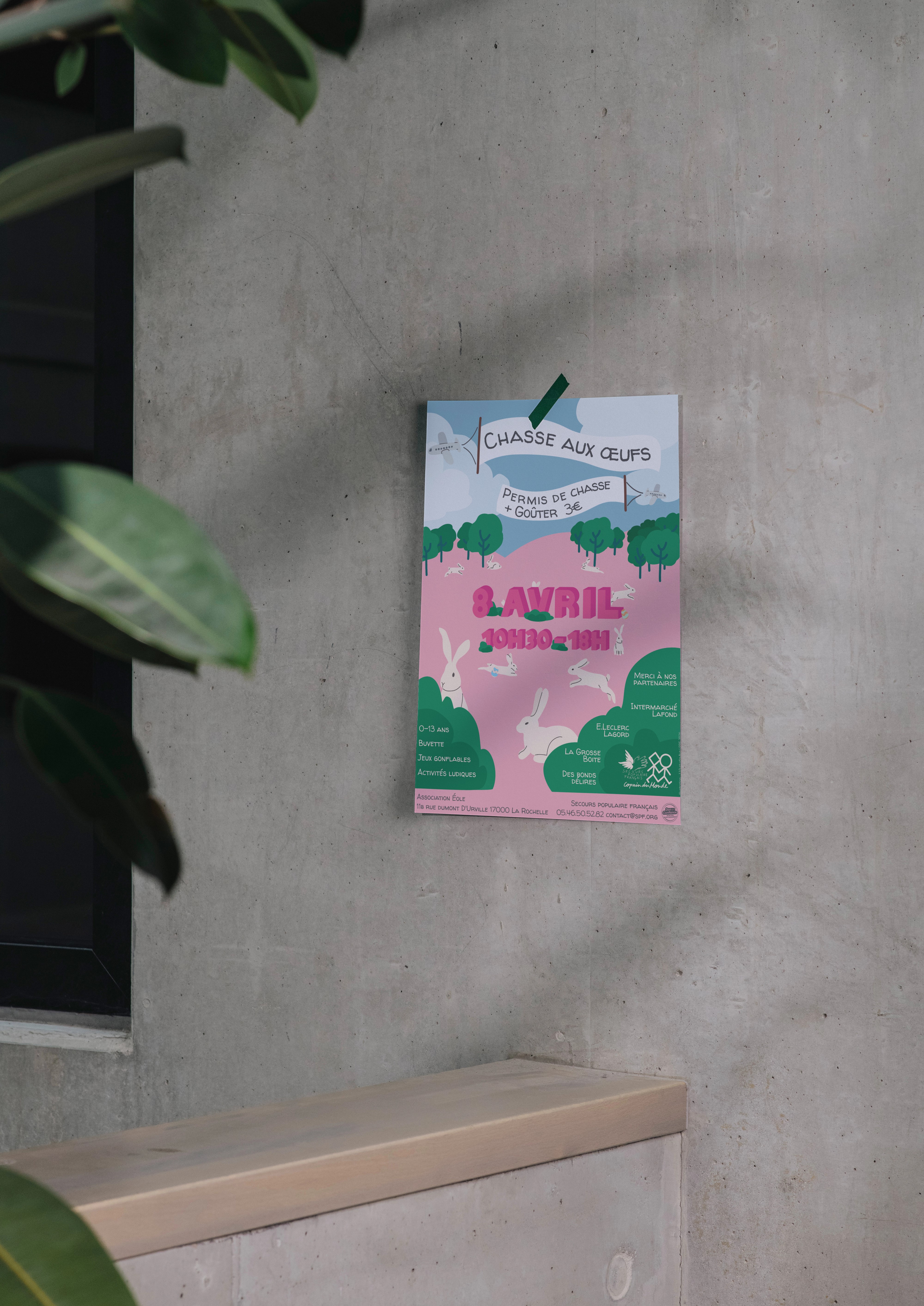 Mise en scène de l'affiche