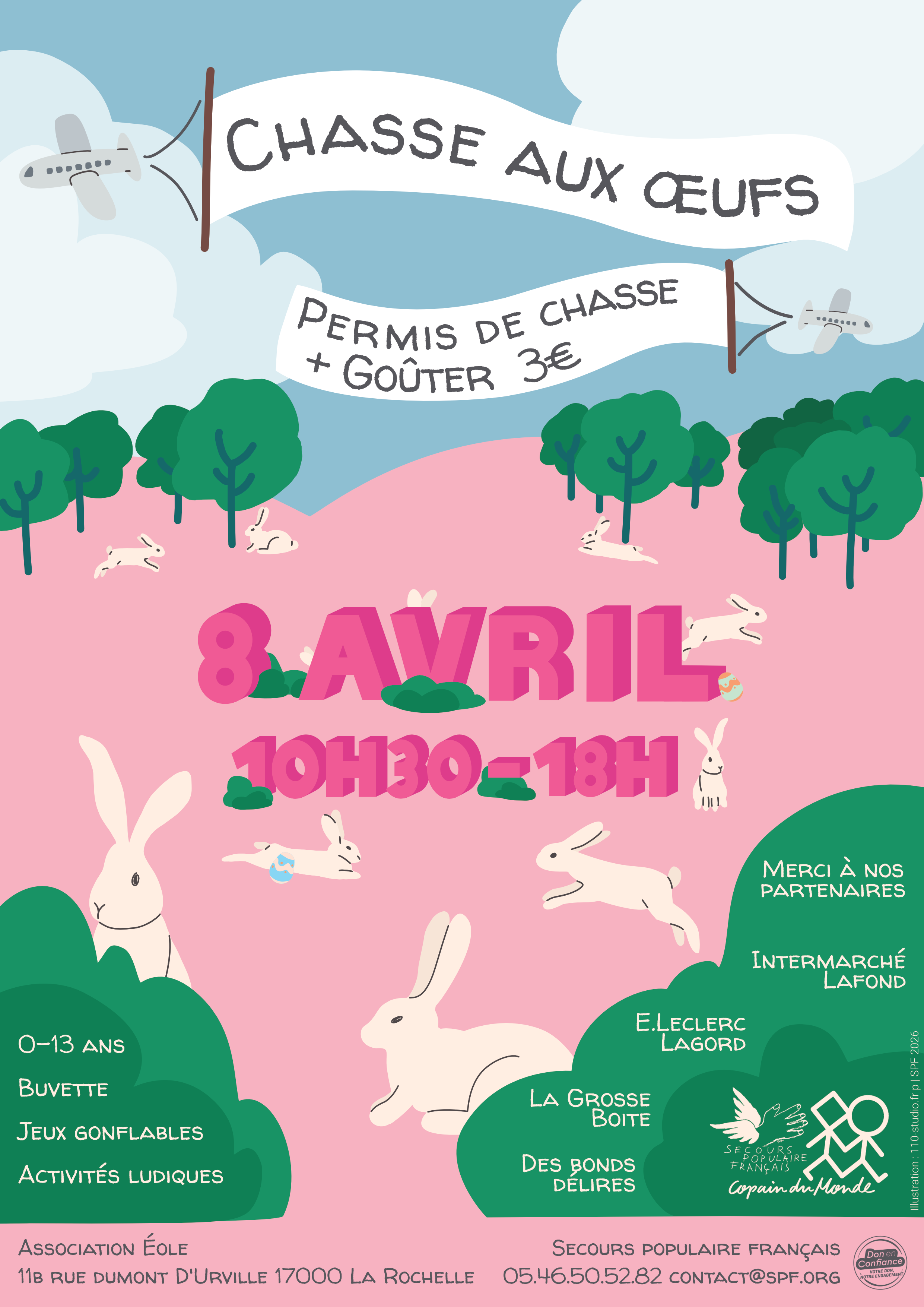 affiche chasse aux oeufs